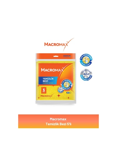 Macromax Temizlik Bezi 5'li Diğer