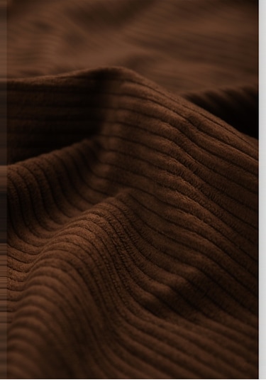 Deepsea Kiremit Cepli Likralı Kadife Kumaş Rahat Kesim Erkek Gömlek Yumuşak Dokulu, Şık Tasarım Gömlek 2600759 Kiremit