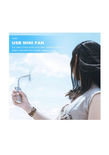 Esnek Usb Mini Fan Pervane, Küçük Vantilatör, Serinletici, El Fan