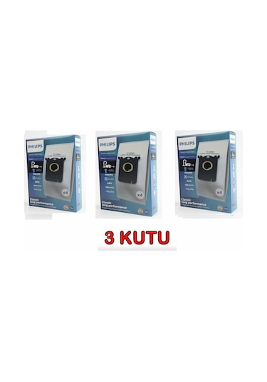 Philips Uyumlu S Bag Toz Torbası 3 Kutu (12 Adet)