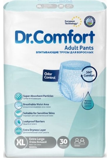Dr.Comfort Külotlu Yetişkin Hasta Bezi XL 30'lu
