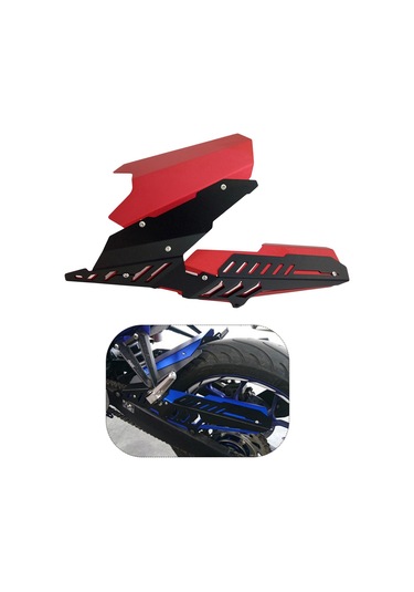 Suntek Yamaha Mt03 R3 R25 Kırmızı Için Arka Çamurluk Çamurluk Zincir Koruma Kapağı