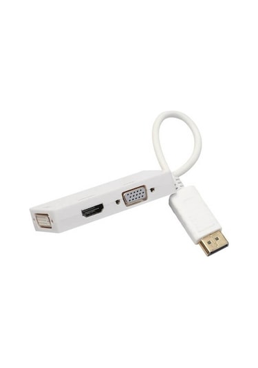 Displayport To Hdmi Vga Dvi Çevirici Dp Dönüştürücü Display Port