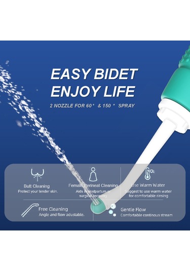 Konesam Evde Kullanım İçin Pratik Bebek Popo Temizleme Aleti - Kolay Taşınabilir Hijyenik Çözüm Çok Renkli