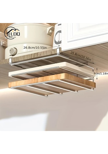 Honeybeeshop Ldq Paslanmaz Çelik Dolap Altı Organizer Raf Siyah Paslanmaz Çelik Tek Katman Mutfak Depolama Ünitesi Siyah-paslanmaz Çelik