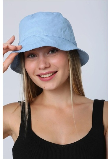 Pamuk Bucket Şapka Rş-110 Bebe Mavi Bebe Mavi
