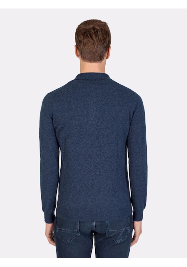 Karaca Erkek Regular Fıt Triko Kazak-indigo 113301200-150 İndigo