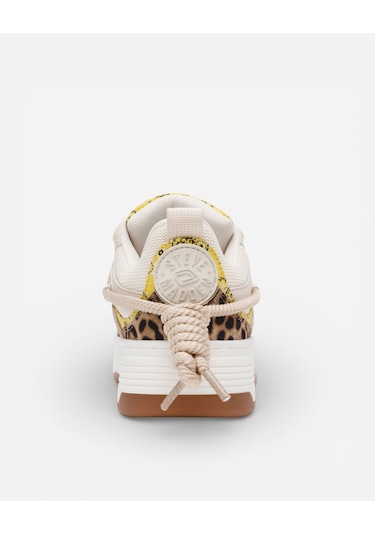 Steve Madden Brouhaha Leop Multı Kadın Leop Multi Sneakers Brouhaha Krem