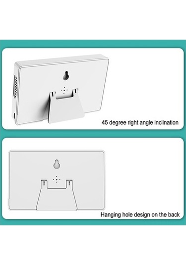 Dancemonkey Yüksek Hassasiyetli Dijital Termometre Ve Nem Ölçer - Alarmlı Saat