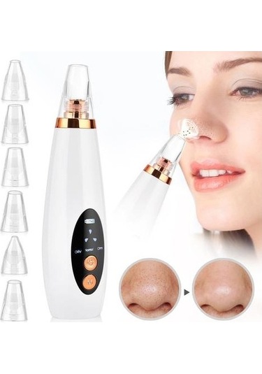 Elektrikli Siyah Nokta Temizleme Makinesi Burun Ve Yüz Vakumlu Gözenek Temizleyici Derin Cilt Bakım Aleti Dropshipping