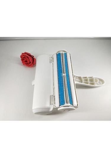 Pet Tarak Fırçalar Pet Saç Remover Çift Taraflı Fırça Yapıştırma Cihazı Çok Fonksiyonlu Pet Epilasyon Fırça Mavi