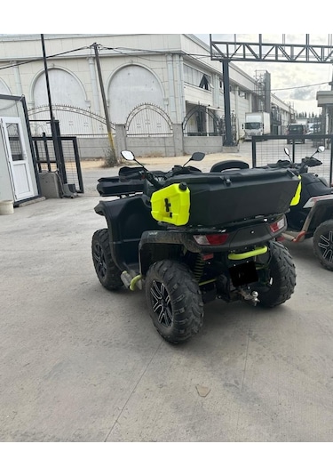 Segway 570 Atv Çantası 180 Litre Arka+80 Litre Ön+2 Adet Benzin Bidonu Yeşil Siyah