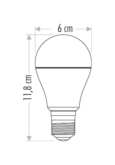 12w Led Ampul E27 Duy Ct-4266 Beyaz Işık
