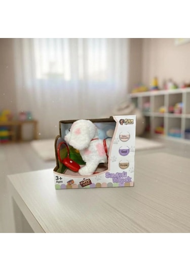 Peluş Oyuncak Köpek Kumandalı Pilli Kuyruk Sallayan Sesli Haraketli