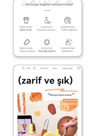 Büyük Kapasiteli Sevimli Taşınabilir Su Bardağı-sarı