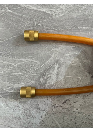 Rudi Armatür Pvc Duş Spirali Duş Hortumu Uzun-kısa Set 150cm-50cm Krom