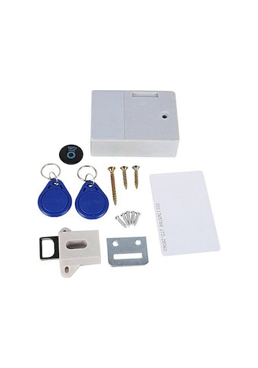 Görünmez Elektronik Dolap Kilidi, Gizli Kilit, Ahşap Dolap Çekmece Dolabı İçin Kendin Yap Rfıd Kilit Mandalı Diğer