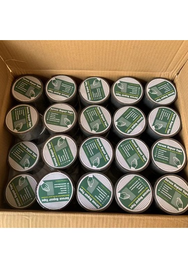 Geeksen "pencere Ve Kapı Filesi Onarım Bandı - Güçlü Yapışkanlı, 5cm X 2m" Siyah