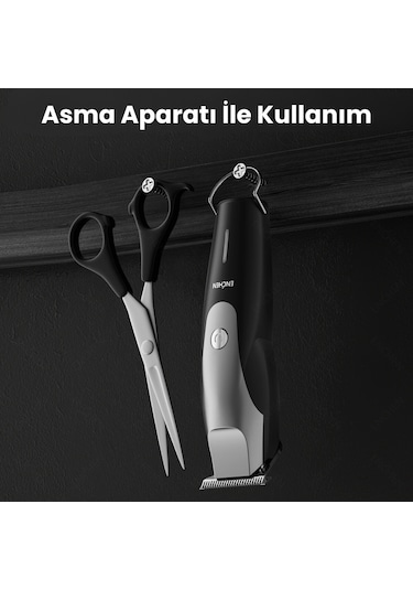 Enchen Humming Bird Siyah Hassas Kesim Şarjlı Saç Ve Tıraş Makinesi