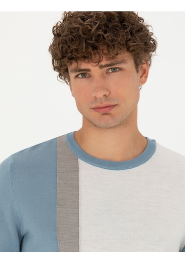 Pierre Cardin Erkek Koyu Mavi Triko Kazak 50278089-vr032 Koyu Mavi