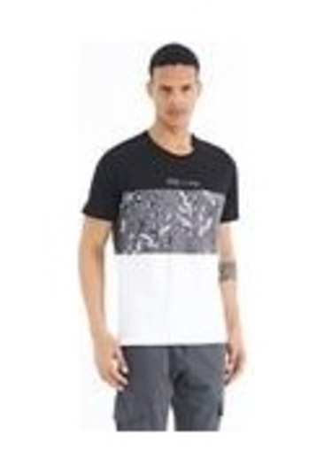 Tommy Lıfe Siyah Renk Geçişli Baskı Detaylı O Yaka Standart Kalıp Erkek T-shirt - 88177 T11er-88177 001 Tommy Lıfe Siyah Renk Geçişli Baskı Detaylı O Yaka Standart Kalıp Erkek T-shirt - 88177 T11er-88177 001