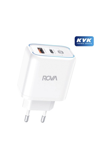 Rova Sb103 Pd + Qc3.0 Hızlı Şarj Başlığı 45w Kvk Teknik Servis Garantili