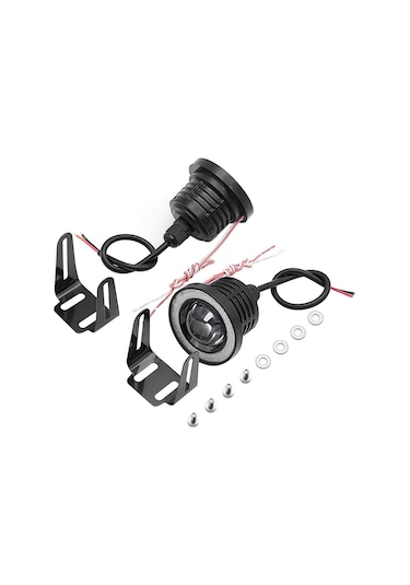 Ford Transit Tüm Modeller Uyumlu, Universal Mercekli Led Sis Farı, 76mm Beyaz Renk