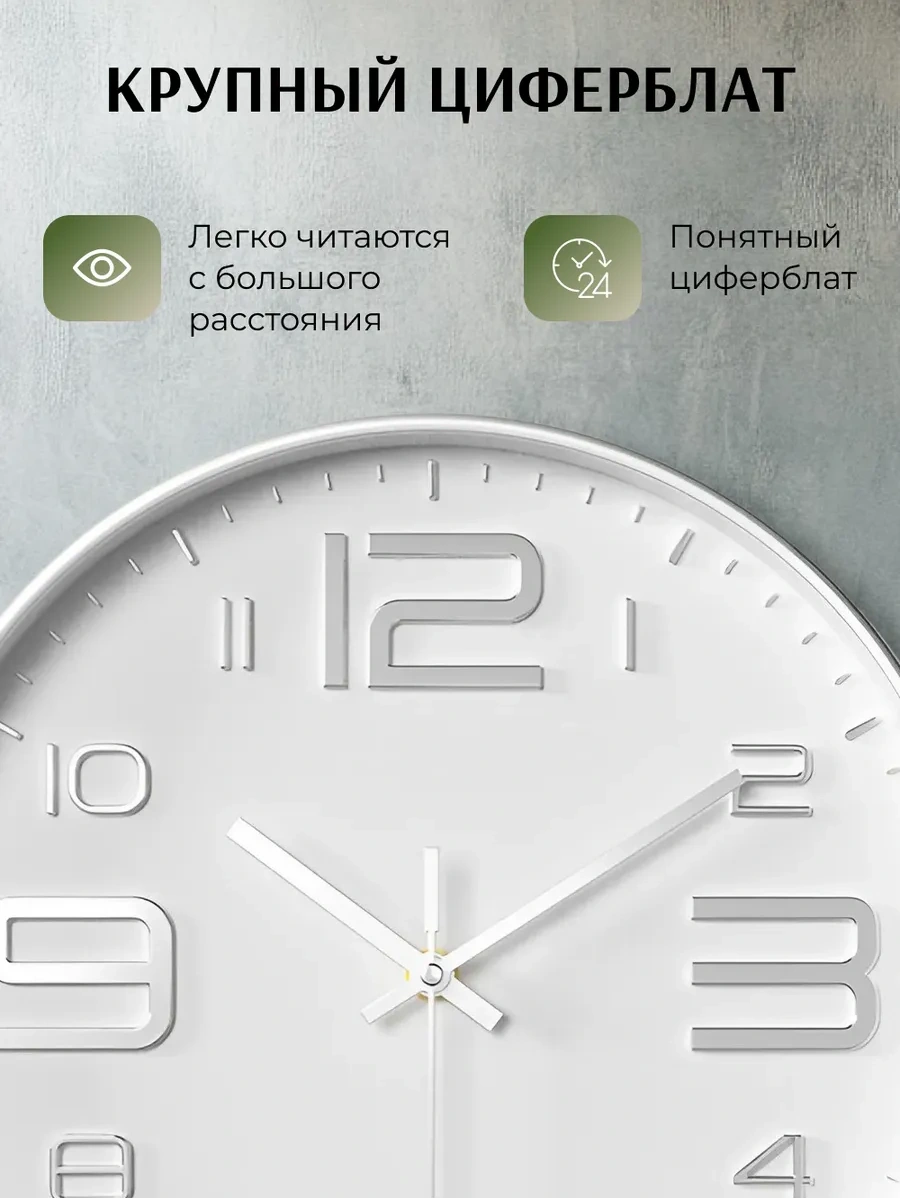 Artclock 25 Cm Yuvarlak Sessiz İç Mekan Duvar S 269230163 Beyaz