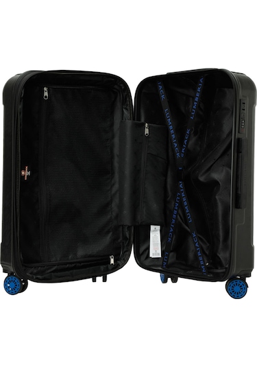 Lumberjack Berlın -o Abs 5fx Siyah Unisex Orta Boy Valiz 000000000101972747 Siyah