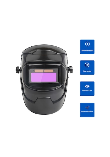 Hallow Kararan Kaynak Maskesi Siyah