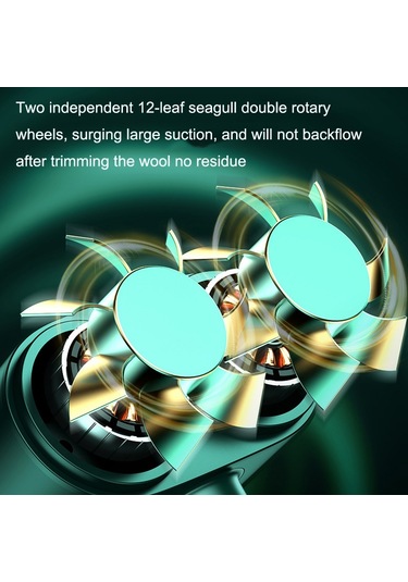 Sones Joyroom Gh120 Ev Giyim Tüy Yumağı Düzeltici 2 Bıçak Başlığıyla Giysilere Zarar Vermeden Tüylenmeyi Giderir Yeşil