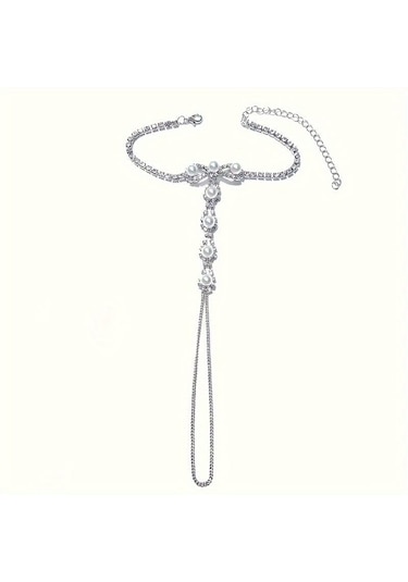 1 Adet Bohem Tarz Minimalist Tasarım Kadın Halhal Gümüş