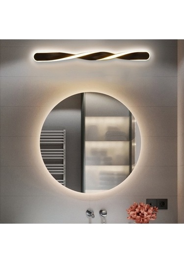 Opulentliving Elmpaly Modern Spiral Duvar Lambası, 1350lm Led, Beyaz, Oturma Odası/yatak Odası/koridor İçin Beyaz