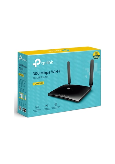 TP-Link TL-MR6400 300 Mbps 2.4 Ghz 4G/LTE Kablosuz N Router