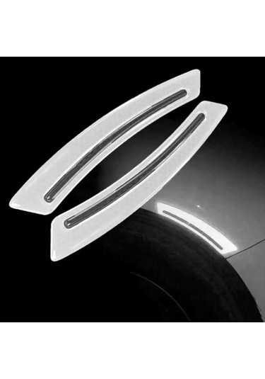 Sarı Pratik Araba Çamurluk Etiketi Çarpışma Önleyici Yüksek Parlaklık Uyarısı