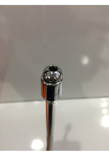 Krom Kaplama Metal Taharet Çubuğu 37Cm N11.576