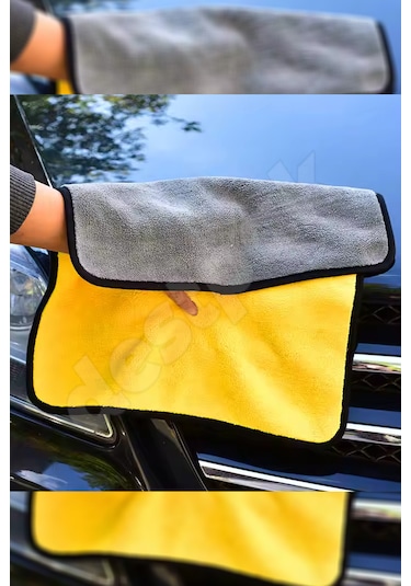 50x70cm Dev Boy Araç Kurulama Bezi - Çift Taraflı - Süper Emici