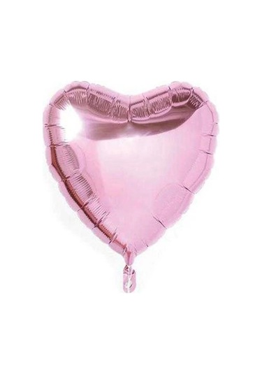 1 Adet 18 İnç 45 Cm Kalp Folyo Balon Pembe PEMBE