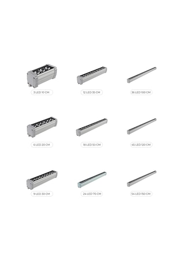 Wallwasher Duvar Boyama 10 - 20 - 30 - 50 - 70 - 100 - 150 Cm