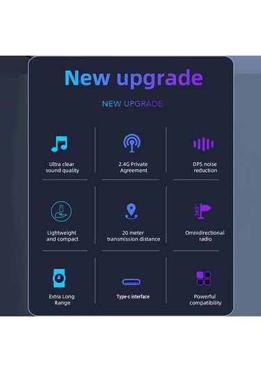 Singree "kablosuz Gürültü Önleyici Klips Mikrofon - Canlı Yayın Ve Video Çekimleri İçin"
