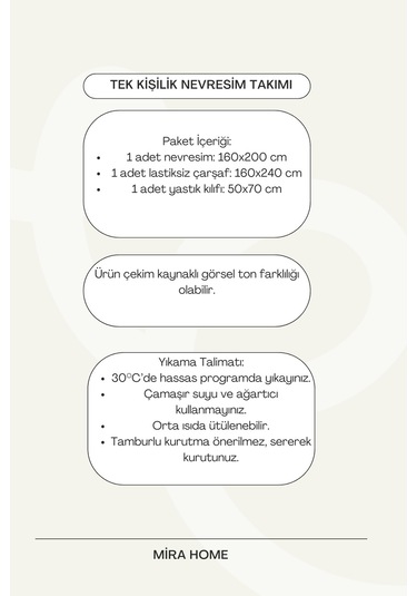 Sarı Yaprak Desenli Pamuklu Tek Kişilik Nevresim Takımı Sarı