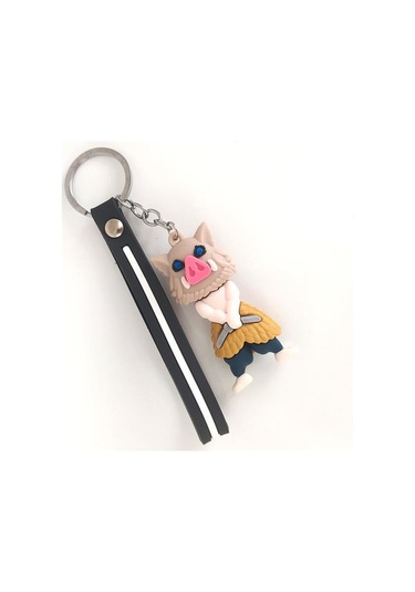 Demon Slayer Kimetsu No Yaiba Figür Silikon Anahtarlık Çanta Süsü