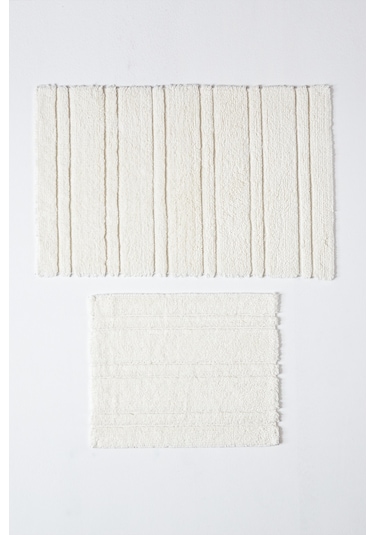 Doquhome Pera Banyo Paspası Krem 60x100cm Krem