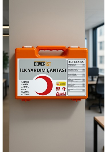 İş Yeri İlk Yardım Çantası Ecza Dolabı Acil Müdahale Seti - Eko Paket