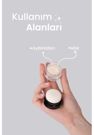 Sparkle Powder Sunny Gold Toz Işıltılı Aydınlatıcı %100 Doğal