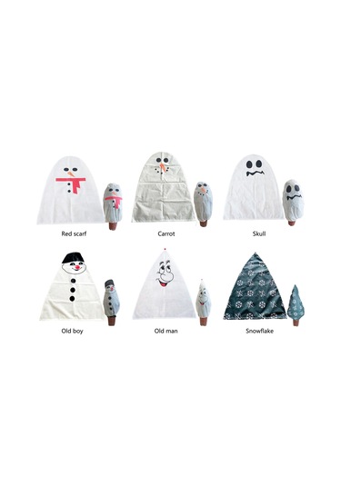 Lemestar Bahçe Bitkileri Kış Koruma Çantası, Islaklık Ve Donlardan Koruma, Nitelikli Dokuma, Kolay Sabitleme İpi, 1030x900mm, Kar Tanesi Deseni