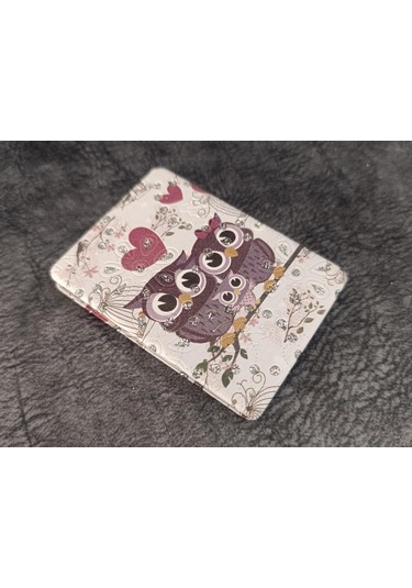 Cep Ayna Baykuş Makyaj Çanta Seyahat Taşınabilir Ayna Kozmetik Büyüteç Kompakt Çok  Renkli