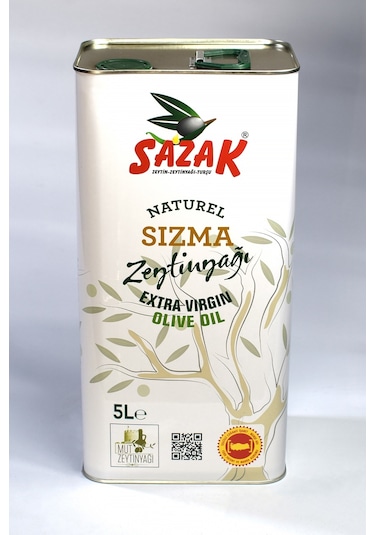 Sazak Natürel Sızma Zeytinyağı 5 L