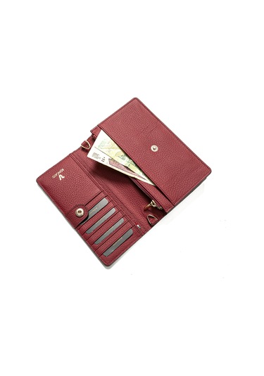 Bordeaux Cüzdan & Kartlık Kadın Diğer 2812 Roncato Flother Skın Wallet Telephone Card Holder Bordeaux Bordo