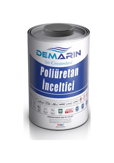 Demarin Poliüretan Tiner 1 KG